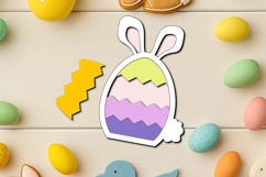 Holiday Easter Puzzle Laser SVG Kid Child Game Bunny Rabbit Product Image 1