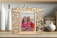 Laser Dad Me SVG Daughter Son Photo Frame Turtle Nautical Product Image 2