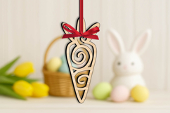 SVG Easter Carrot Holiday Ornament Cool Pattern Present gift Product Image 1