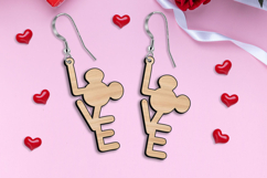 SVG Intricate Love Valentine Earrings Laser Romantic Gift Product Image 2