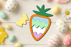 SVG Laser Carrot Easter Puzzle Kid Game Child Holiday Gift Product Image 1