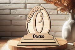 SVG Letter O Monogram Easter Family Gift Alphabet Home Decor Product Image 1