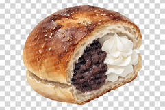 Bread PNG | Watercolor Bakery Food Bagel Baguette Pastry Product Image 10