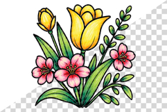 Flower Doodle | floral spring bloom botanical garden wild Product Image 10