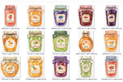 Handmade Fruit Jam &amp; Syrup | Apple Kiwi Lime Honey Maple PNG Product Image 5