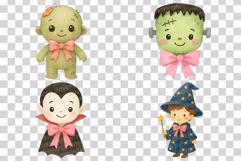 Cute Pink Ribbon Halloween | Witch Hat Jack o&#039; Lantern PNG Product Image 10