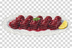 Pomegranate Dessert | Watercolor Clip Art PNG Fruit Cake Product Image 10