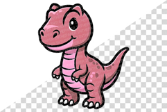 Cute Dinosaur | cartoon clipart baby dino animal character Product Image 10