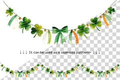 Watercolor St Patricks Day | shamrock clover leprechaun hat Product Image 10