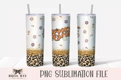 Spooky Season Halloween Tumbler Wrap Sublimation PNG Product Image 1