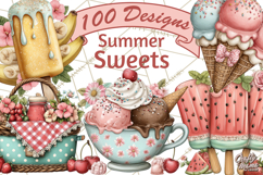Summer Popsicle Treats Clipart PNG Graphics Product Image 1