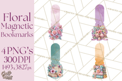 Bookish Blooms Floral Reading &amp; Stationery PNG Clipart Product Image 1