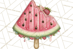 Summer Popsicle Treats Clipart PNG Graphics Product Image 4