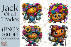 Funny Jack O Lantern Halloween PNG Clipart Product Image 1
