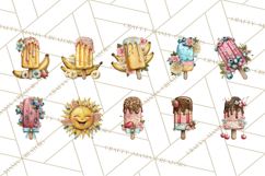 Summer Popsicle Treats Clipart PNG Graphics Product Image 2
