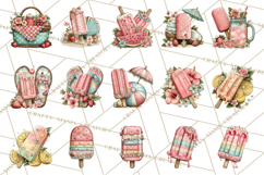 Summer Popsicle Treats Clipart PNG Graphics Product Image 6