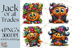 Funny Jack O Lantern Halloween PNG Clipart Product Image 1