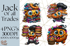 Funny Jack O Lantern Halloween PNG Clipart Product Image 1