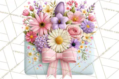 Bookish Blooms Floral Reading & Stationery PNG Clipart Product Image 5