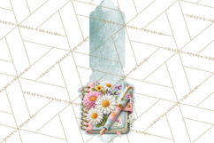 Bookish Blooms Floral Reading &amp; Stationery PNG Clipart Product Image 3