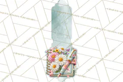 Bookish Blooms Floral Reading & Stationery PNG Clipart Product Image 3