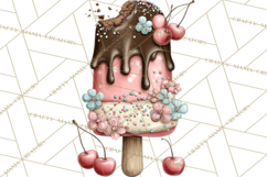 Summer Popsicle Treats Clipart PNG Graphics Product Image 3