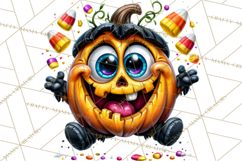 Funny Jack O Lantern Halloween PNG Clipart Product Image 4