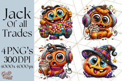 Funny Jack O Lantern Halloween PNG Clipart Product Image 1