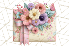 Bookish Blooms Floral Reading &amp; Stationery PNG Clipart Product Image 3
