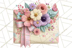 Bookish Blooms Floral Reading & Stationery PNG Clipart Product Image 3