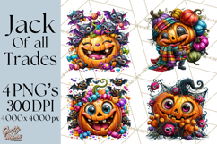 Funny Jack O Lantern Halloween PNG Clipart Product Image 1