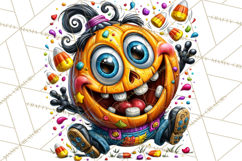 Funny Jack O Lantern Halloween PNG Clipart Product Image 5