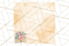 Bookish Blooms Floral Reading &amp; Stationery PNG Clipart Product Image 5