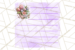 Bookish Blooms Floral Reading &amp; Stationery PNG Clipart Product Image 4
