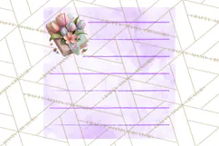 Bookish Blooms Floral Reading & Stationery PNG Clipart Product Image 4
