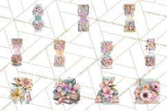 Bookish Blooms Floral Reading &amp; Stationery PNG Clipart Product Image 4