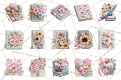Bookish Blooms Floral Reading &amp; Stationery PNG Clipart Product Image 6