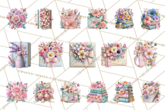 Bookish Blooms Floral Reading &amp; Stationery PNG Clipart Product Image 9