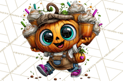 Funny Jack O Lantern Halloween PNG Clipart Product Image 3