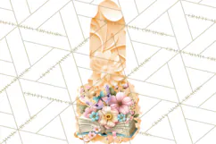 Bookish Blooms Floral Reading & Stationery PNG Clipart Product Image 5