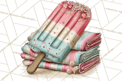 Summer Popsicle Treats Clipart PNG Graphics Product Image 5