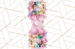 Bookish Blooms Floral Reading &amp; Stationery PNG Clipart Product Image 2