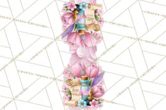 Bookish Blooms Floral Reading & Stationery PNG Clipart Product Image 2