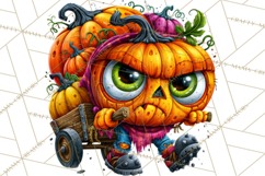 Funny Jack O Lantern Halloween PNG Clipart Product Image 5