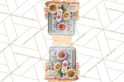 Bookish Blooms Floral Reading &amp; Stationery PNG Clipart Product Image 5