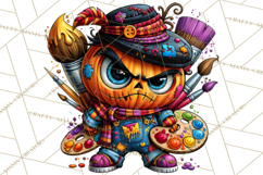 Funny Jack O Lantern Halloween PNG Clipart Product Image 3