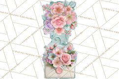 Bookish Blooms Floral Reading &amp; Stationery PNG Clipart Product Image 3