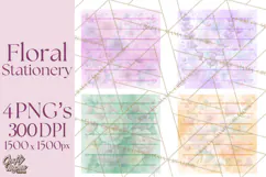 Bookish Blooms Floral Reading & Stationery PNG Clipart Product Image 1