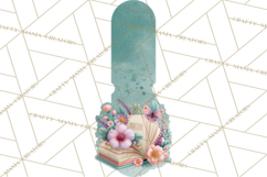 Bookish Blooms Floral Reading &amp; Stationery PNG Clipart Product Image 2