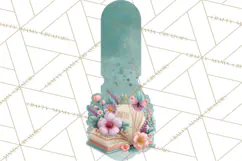 Bookish Blooms Floral Reading & Stationery PNG Clipart Product Image 2